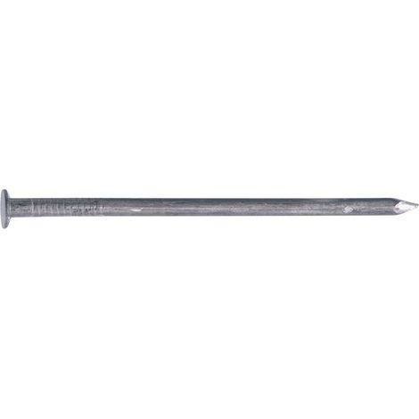 Ecolands – Clou à tête plate 5 mm – Longueur 125 mm – Boîte de 1 kg – Pour bois dur et teck – Acier brut de haute qualité (1/3)