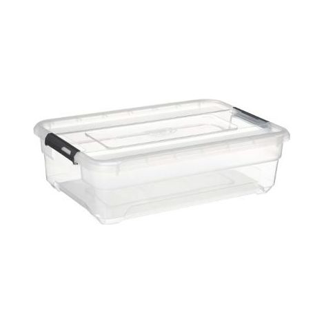 Boîte de Rangement Solutions 26,5L Transparent (1/3)