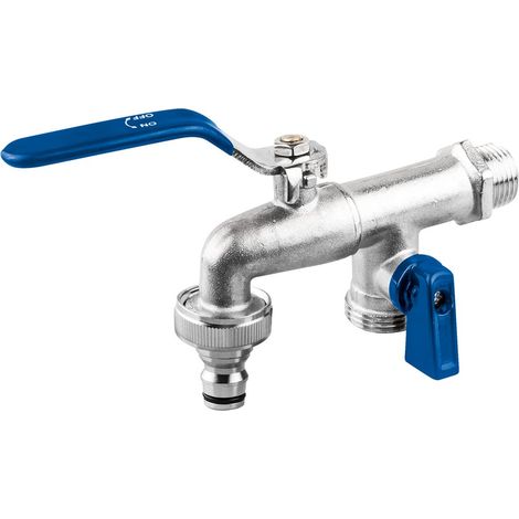 Robinet à bille pour tuyau Artic, bouchon rapide