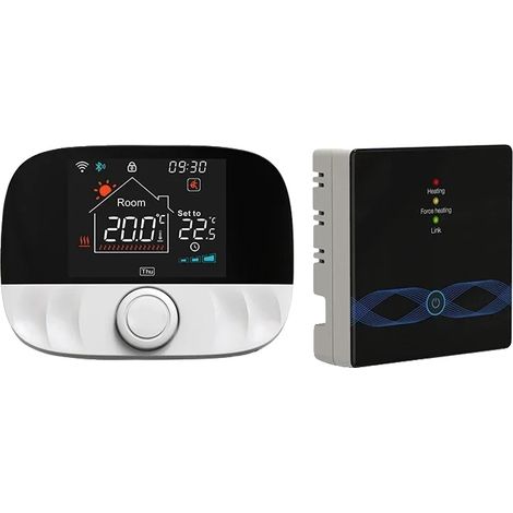 Thermostat, Horaire Programmable, Contrôle Vocal, WiFi (1/2)