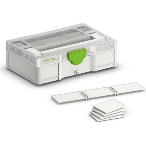 Festool – Caisse de transport Systainer SYS3 S 76 TRA – Malette de rangement 265 x 171 x 76 mm – Pour rangement d'outils et accessoires (1/7)
