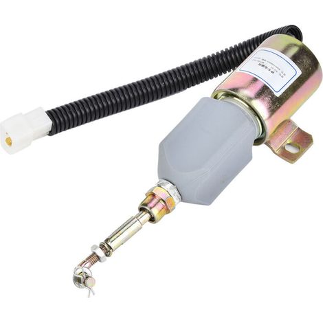 Electrovanne d'arrêt diesel 12V E0483310000039 pour coupure carburant (1/5)