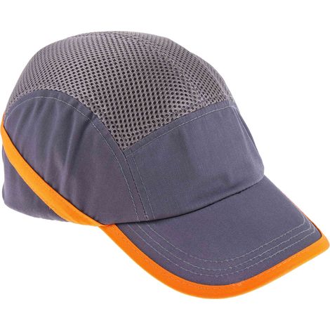 Casquette de protection RS PRO, 52 - 65cm de tour de tête, ABS, Coton, Gris ( Prix pour 1 ) (1/5)