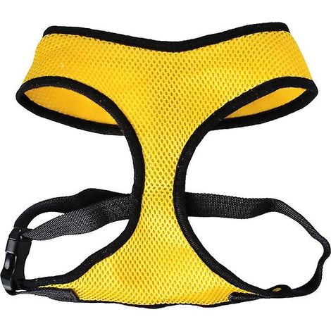 Gilet harnais de chien Réglable Doux Respirant Chien Harnais Maille Gilet Harnais pour Chiens Chiot Collier Chat Pet Chien Poitrine Sangle (1/3)