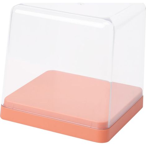 Aufbewahrungsbox für Figuren, transparenter Deckel, staubdicht, stapelbar, orange (1/5)