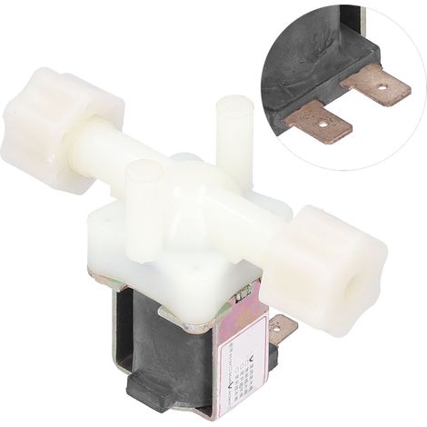 Électrovanne G1/4 pour contrôleur d'entrée d'eau de machine d'osmose inverse, normalement fermée, 24 V CC (1/5)