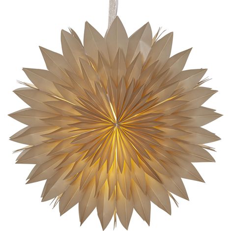 Papierstern -Dis', beige, Weihnachtsdeko, 3-lagig, Ø 50cm (1/5)