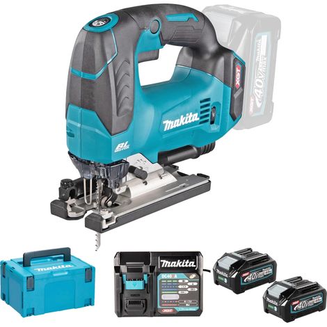 Makita JV002GM201 Seghetto alternativo Brushless 40 V con due batterie