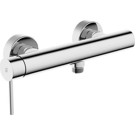 BERNSTEIN - Miscelatore doccia a parete Acciaio inox cromato, miscelatore in ceramica - 26x11x9cm (LxAxP) - VIREO	cromo