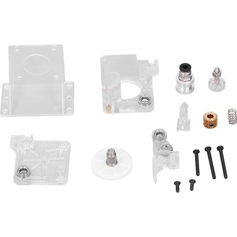 Kit d'extrusion 1,75 mm, accessoire de remplacement en acrylique transparent pour imprimante 3D V6 (1/5)