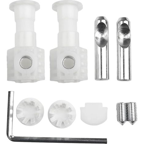 Boulages de Toilette à Mural Hung Kit, Blanc (1/5)