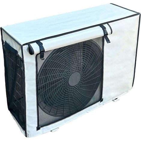 Housse de protection pour climatiseur extérieur. housse de protection imperméable et résistante au soleil et aux intempéries (85 x 58 x 35 cm) (1/4)