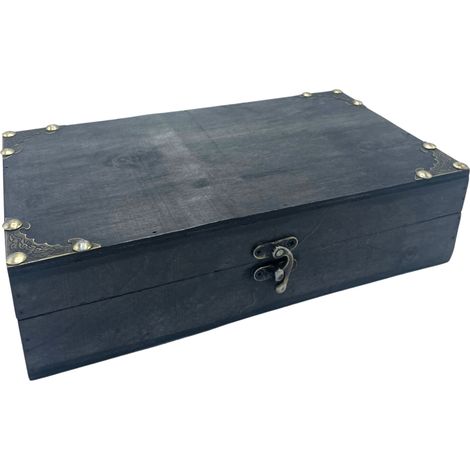 Boîte à Thé / Cadeau / Panier - Gris- Vendu par 1 (1/2)