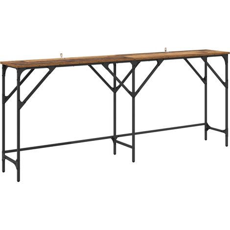 Maison Exclusive - Tavolo consolle Legno vecchio 180 x 30 x 75 cm