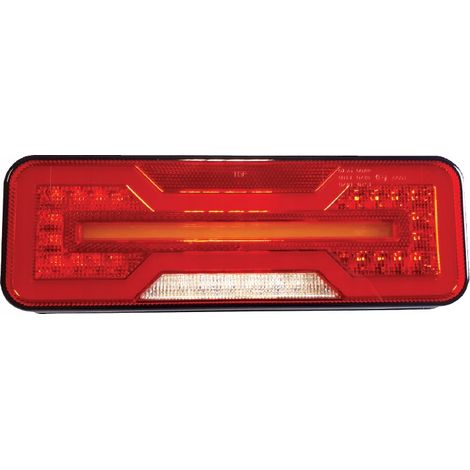 Faro posteriore sinistro combinato LED indicatori di direzione dinamici 12/24V per rimorchio