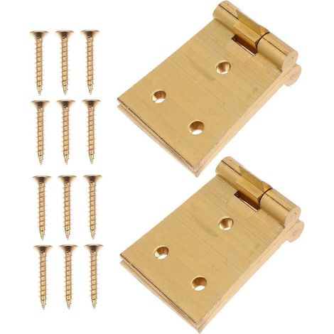 Holibanna Lot de 2 charnières rondes autoportantes à ressort pliable pour table (1/5)