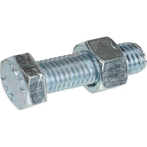 Boulon tête hexagonale acier 8.8, 8x120mm boîte de 100 pièces