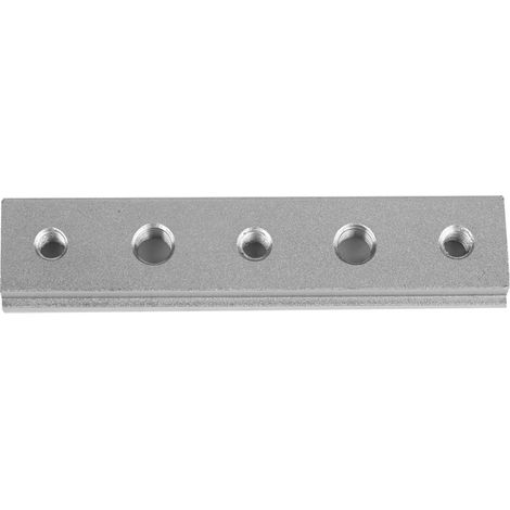 Gabarit de rail d'onglet à rainure en T en alliage d'aluminium 30/45, fixation par vis en T (100 mm) (1/5)