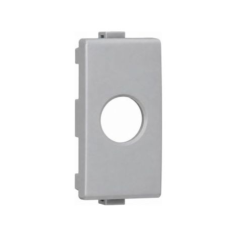 Televes – Cover grigia MATIX GO per presa coassiale TV, 1 foro - 529229