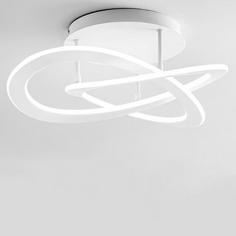 Plafonnier Yara P/G N 50W Led 2400Lm 4000K En Aluminium Blanc Et Silicone - Gealuce Dimmable Phase Cut+Push (1/5)