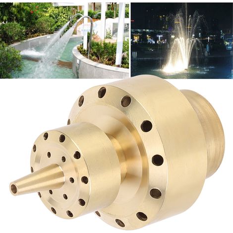 Buse de spa pour piscine, filetage interne, buse de fontaine à colonne florale à trois couches, 1,5 pouce DN40 (1/5)