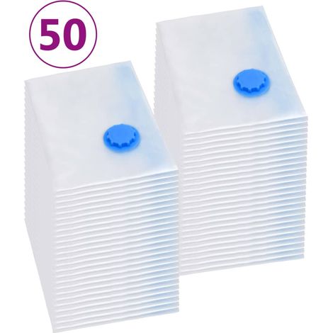 vidaXL Sacchetti da Viaggio Sottovuoto per Vestiti 120x70 cm 50