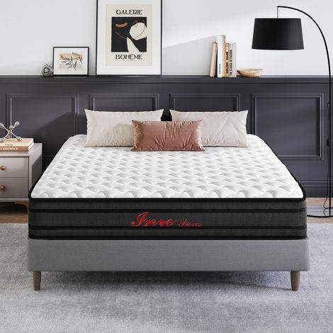 Inre-Matelas ressorts 160x200 cm -
Épaisseur 25 cm - Confort ferme-7
zones différenciées - Résistant aux
acariens et antibactérien (1/5)