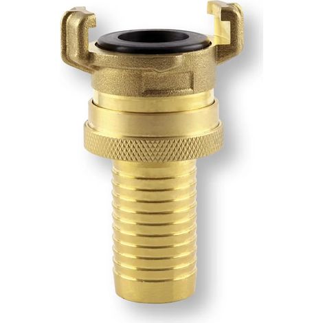 Raccordo a bocchettone in ottone per aspirazione e alta pressione 1/2"