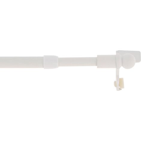 Tringle Extensible D9 Boule Blanche Tringle Extensible Métal Blanche D9, 40-65cm - Mobois