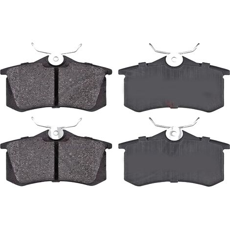 KIT PASTIGLIE FRENO POSTERIORI compatibile con CITROEN C4 CACTUS / PASTIGLIE FRENANTI AUTO OEM FDB1083 , / SOSTITUZIONE DIRETTA / BASSA POLVERE / SILENZIOSO