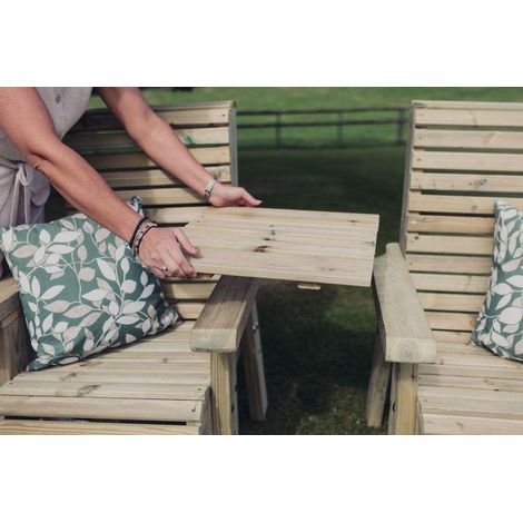 Straight Tray For Connecting Companion Set Seating - Timber - L380 x W460 x H4 cm - NB Tray only (1/2)