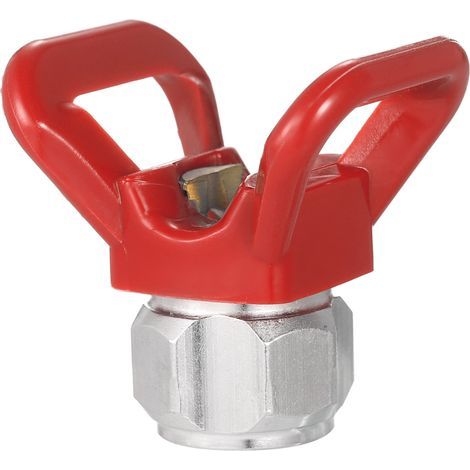 Accessoire de peinture en aérosol outil universel pistolet sans air siège de protection de buse à pointe plate (1/5)