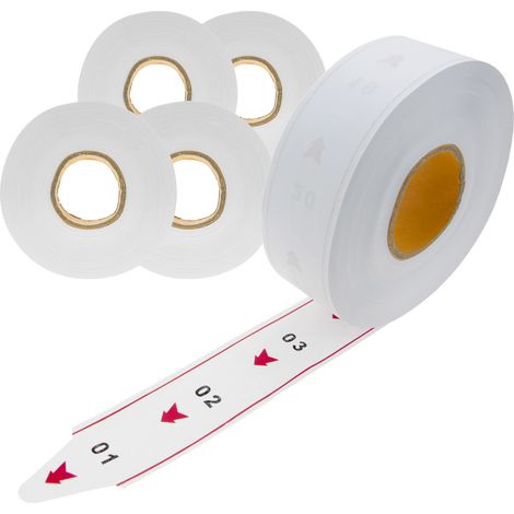 PrimeMatik - Pack de 5 rouleaux de tickets Your Turn: 10 séries de 00-99 5000 tickets (1/5)
