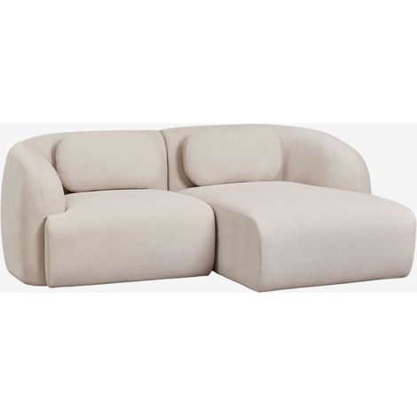 Divano modulare chaise longue destro a 2 pezzi in ciniglia Coquette SKLUM