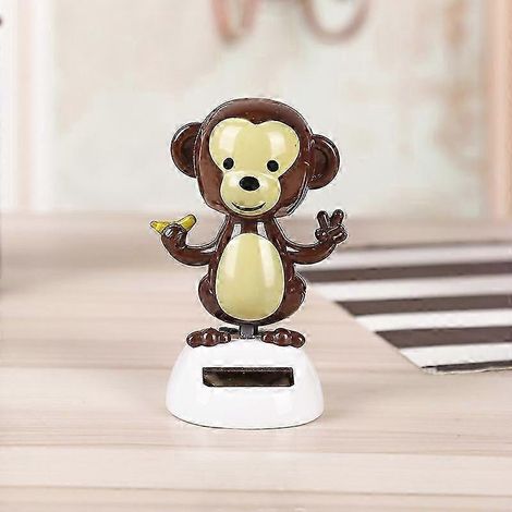 Figurine solaire décorative pour tableau de bord de voiture, animal dynamique dansant, décoration de table pour la maison ou le bureau. (1/5)