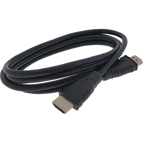 cable hdmi 1,8m con 2 conectores macho 19 pins 1,3b 1080p