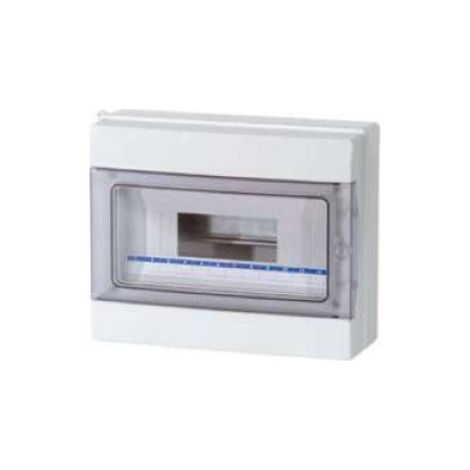 Centralino da parete stagno IP65 - Art. FG14512 - 6/12 moduli - mm. 290x240x105 - 18 Watt (1/5)