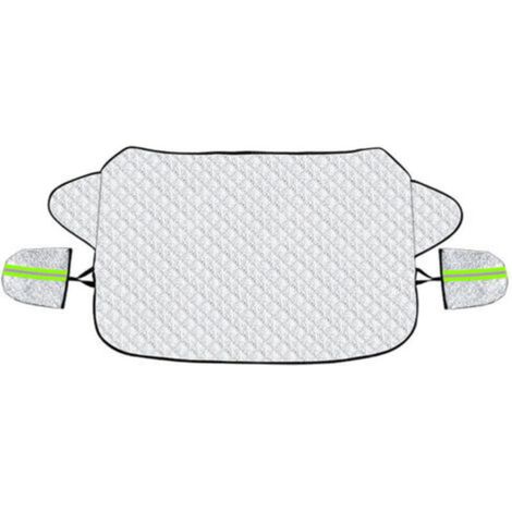 Couverture Pare Brise Voiture Protection Pare Brise Hiver Protege Pare Brise Magnétique Universelle Couverture Repliable pour Bache Voiture Anti Givre Neige UV Poussière Pluie (147x100cm) (1/5)