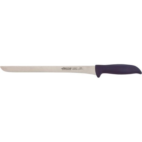 Couteau à jambon Arcos Menorca 145500 en acier inoxydable Nitrum et mango en polypropylène avec lame de 28 cm sous blister.