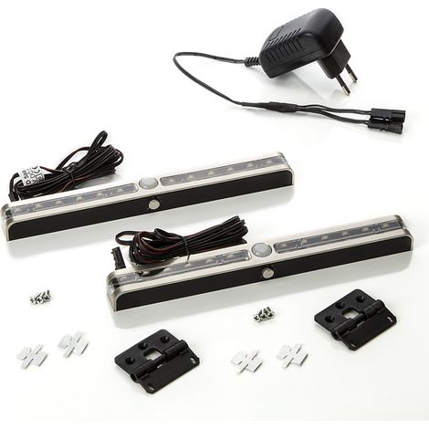 2er Set SO-TECH® LED Unterbauleuchte VIA warmweiß 12V / 0,9 W mit Bewegungssensor (1/5)