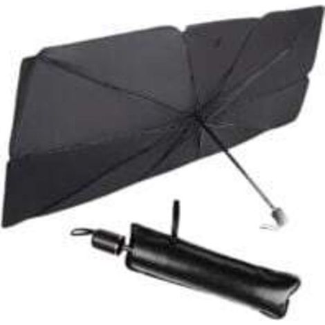 Parapluie Pare-Soleil Pliable pour Pare, Pare-Soleil Pliable Protection Pare Brise Interieur Voiture, Auto Matériau réfléchissant de Protection Solaire Parapluie（14080cm） (1/4)