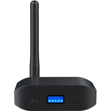 Émetteur-récepteur audio Bluetooth 5.3 HD avec antennes, adaptateur audio stéréo sans fil pour TV et haut-parleurs de voiture. (1/5)