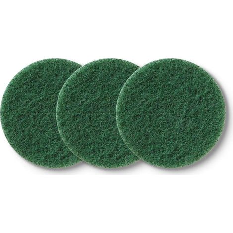 Lot de 3 disques à récurer la cuisine pour un nettoyage en profondeur facilement et rapidement avec l'outil nettoyant sans fil quatre pouces