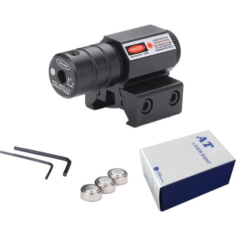 Calibrateur laser infrarouge métallique pour viseur laser, viseur laser rouge suspendu, petit localisateur laser rouge (1/5)