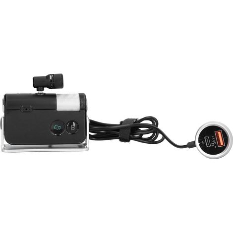 QC3.0 PD18W Bluetooth-Autoladegerät mit USB Typ-C und Freisprecheinrichtung mit Mikrofon (1/5)