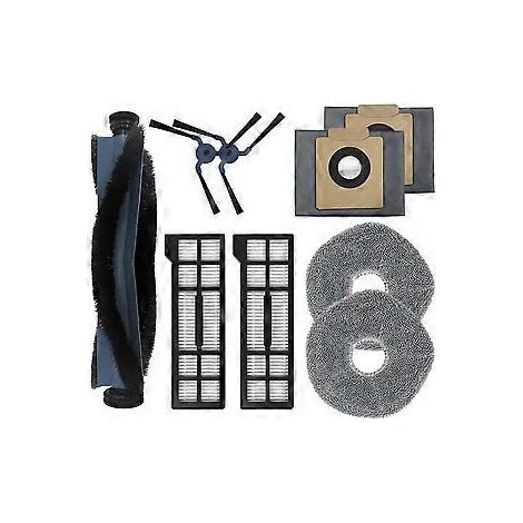 Zubehör für X10 Pro Omni / T2351 Saugroboter: Walzen-Seitenbürste, HEPA-Filter, Wischtuch, Staubbeutel (1/5)