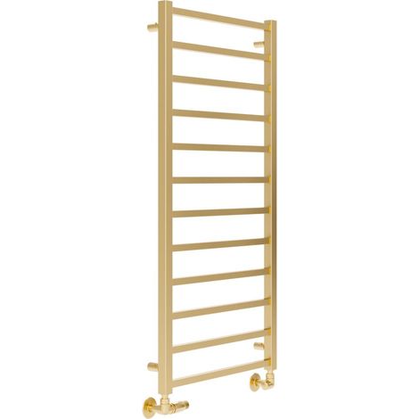 Radiateur de salle de bain Luxrad AURUM UNO 76x40 cm doré 207W (1/3)