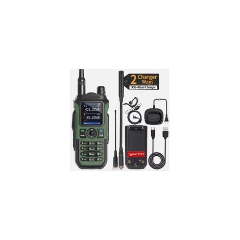 Talkie-walkie Baofeng UV-21 Pro V2 - Portée étendue - Radio amateur bidirectionnelle rechargeable - Communication fiable pour professionnels et loisirs (1/5)
