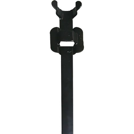 Serre-câble RS PRO Noir en Acier Inoxydable 316, 330mm x 10 mm