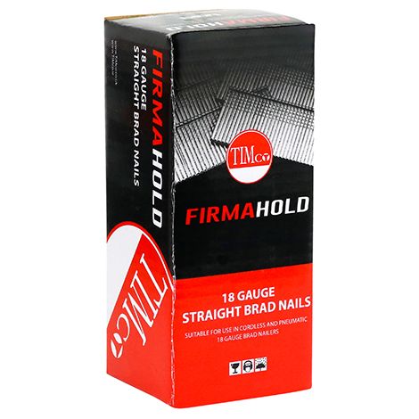 TIMCO FirmaHold Collated 18 Gauge Straight A2 Stainless Steel Brad Nails - 18g x 19